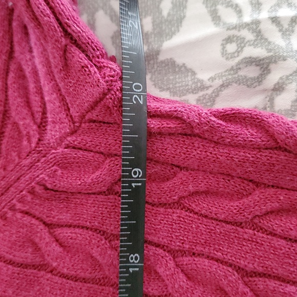 Talbots Cable Knit Button Shoulder Sweater Size XL - Picture 13 of 15